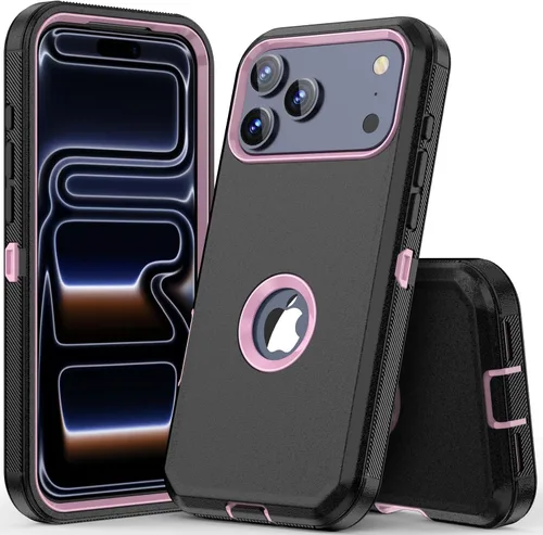Miniatura 36 de COOYA Funda para iPhone Air de Protección Completa del Cuerpo contra Caídas, Funda Resistente a Prueba de Golpes de 3 Capas, Híbrida de Servicio