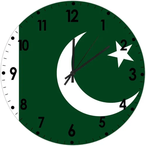Miniatura 839 de Cheyan Reloj de pared con bandera de Canadá de 12 pulgadas, silencioso, sin tictac, de PVC, funciona con pilas, reloj redondo decorativo, regalo