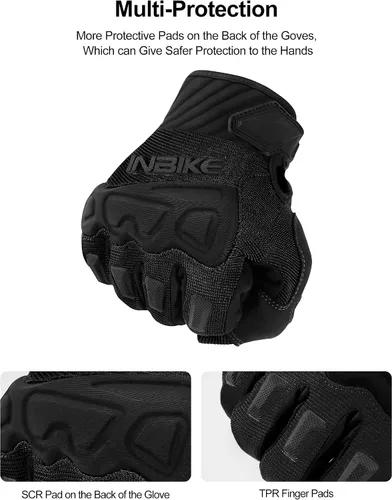 Miniatura 3 de INBIKE MTB BMX ATV - Guantes de ciclismo para carrera de motocross, bicicleta de montaña, DH