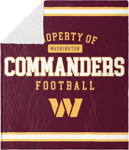 Miniatura 32 de FOCO NFL - Manta de felpa sherpa unisex para adultos, con logotipo de equipo de la NFL, 60 x 70 pulgadas