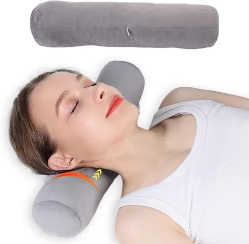 Miniatura 8 de Health - Almohada cervical para el cuello, cómodas y altamente resistentes, almohadas de cuello redondo para dormir, almohada de gran