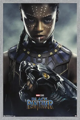 Miniatura 12 de Trends International Marvel Cinematic Universe - Póster de pared de una hoja de Shuri, Black Panther, 22.375 x 34 pulgadas, versión enmarcada
