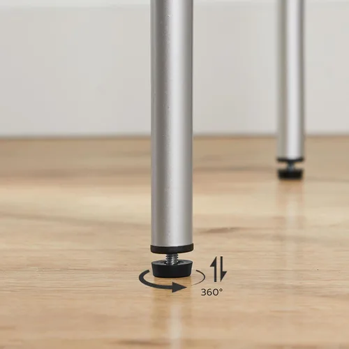 Miniatura 8 de HOOBRO Estante de cristal, unidad de estante de pie de baño de 3 niveles, estante de vidrio templado para espacio pequeño, organizador de soporte