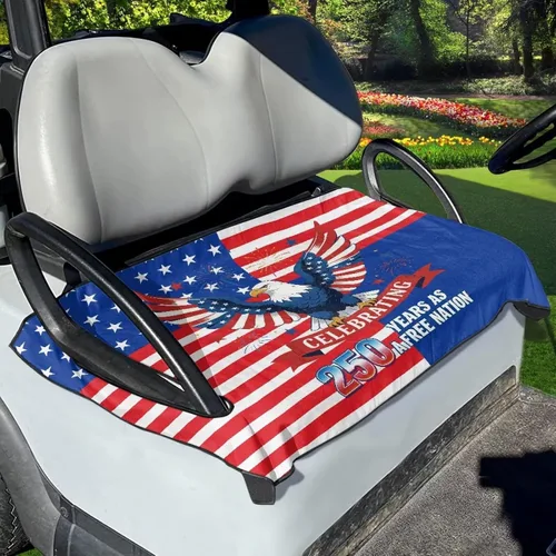 Miniatura 27 de Fundas de asiento de carrito de golf, mantas para carrito de golf, fundas de asiento de toalla para la mayoría de carritos de golf de 2 asientos
