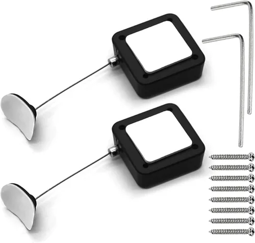 Miniatura 7 de Cable de Bloqueo Remoto de 1.8M/5.9Ft - 1 Pieza, Cable Retráctil de Control Remoto con Correa, Correa Remota, Bloqueo de Seguridad de Control Remoto