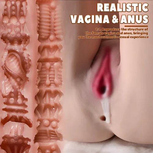 Miniatura 5 de Muñeca de amor grande en forma de copa de avión con pechos suaves 3 en 1, vagina y ano de bolsillo, juguete masculino con grandes pechos