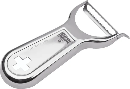 Miniatura 8 de Kuhn Rikon Pelador suizo de metal 4", acero inoxidable