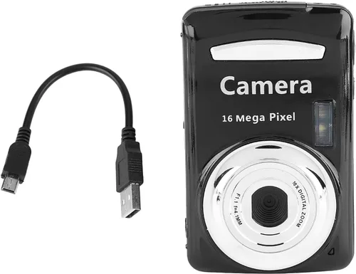 Miniatura 6 de Tiiyee 16X Cámara de vídeo digital de alta definición, cámara compacta de vídeo 720P con pantalla de 2.4 pulgadas, cámara de vídeo digital con zoom