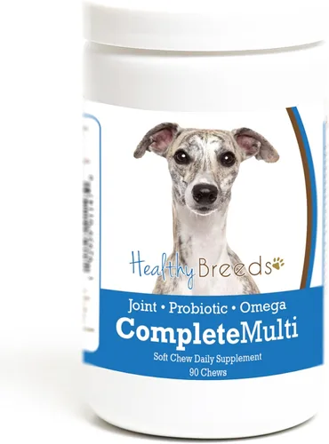 Miniatura 332 de Healthy Breeds Pug todo en uno multivitamínico suave masticable 60