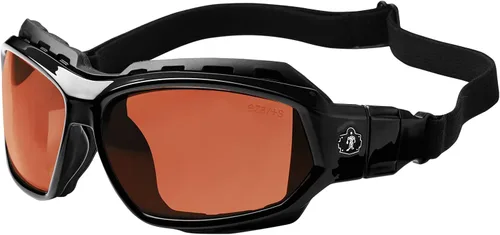 Miniatura 8 de Ergodyne Skullerz LOKI - Spogles de seguridad polarizados convertibles, incluye junta de espuma y correa para convertir en gafas