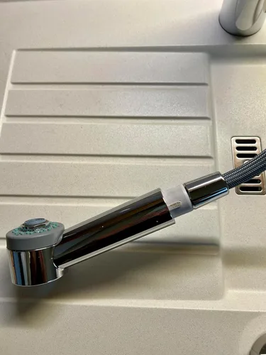 Miniatura 6 de 88624000 Pieza de repuesto para manguera de grifo de cocina Hansgrohe para manguera de spray extraíble 95507000 95506000, 59 pulgadas de longitud