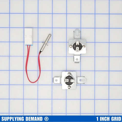 Miniatura 2 de Supplying Demand AGM75510744 383EEL9001D Kit de reemplazo de termostato y termistor para secadora de ropa