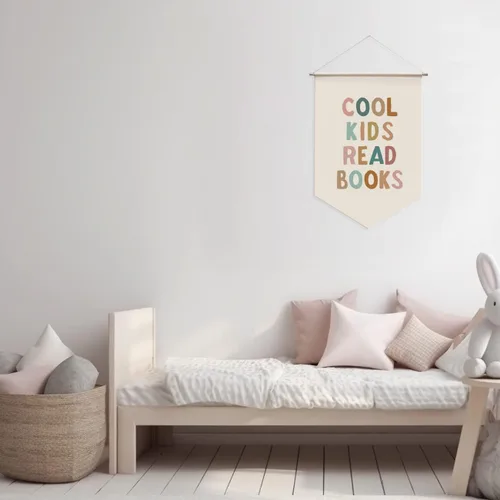 Miniatura 3 de Cartel colgante Cool Kids Read Books, decoración de pared de esquina de lectura bohemia, letrero para niños, biblioteca de aula, amante de libros