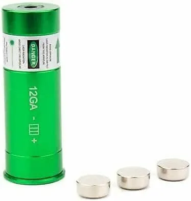 Miniatura 5 de Calidad premium, láser rojo/verde, mira de diámetro del cartucho de barril de calibre 12, visor para escopetas de 12ga con botón