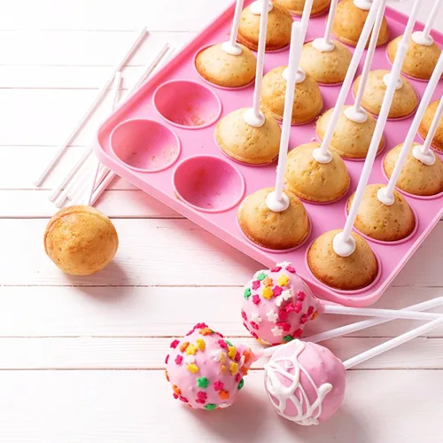Miniatura 6 de Ocmoiy Juego de 262 moldes para tartas, incluye 20 cavidades de silicona para tartas, palitos para tartas, envoltorios para tartas, lazos giratorios