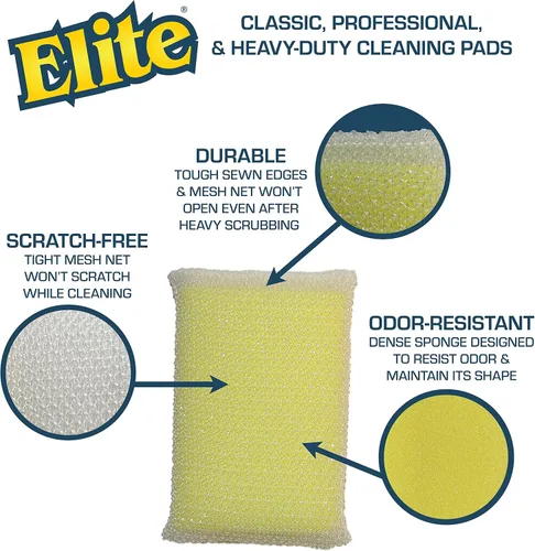 Miniatura 6 de Elite Buddy Dispensador de jabón para platos y organizador de esponjas (verde hierba) con almohadilla de limpieza multiusos Elite 3