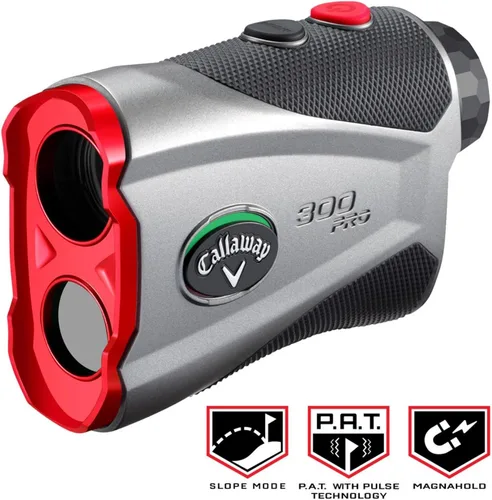 Miniatura 8 de Callaway 300 Pro - Telémetro de golf de pendiente láser, mejorado, modelo 2021 - Ahora con funciones añadidas Rojo