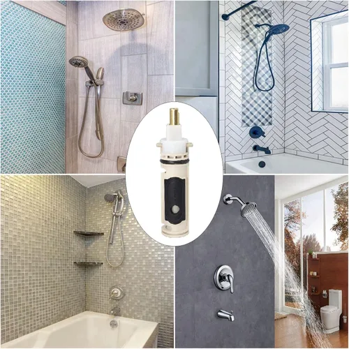 Miniatura 8 de 1222 - Cartucho de repuesto para grifos Moen de una manija Posi Temp, pieza de repuesto para ducha de bañera compatible con cartucho Moen 1222 1222b