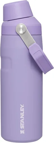 Miniatura 70 de Stanley IceFlow - Botella de agua de flujo rápido, tapa de boquilla en ángulo, ligera y a prueba de fugas para viajes y deportes, acero inoxidable