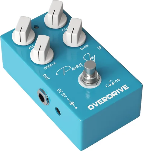 Miniatura 7 de Caline CP-12 Pure Sky OD - Pedal de guitarra Overdrive, tono altamente puro y limpio, True Bypass, para guitarra eléctrica Blues Rock Pop, estudio