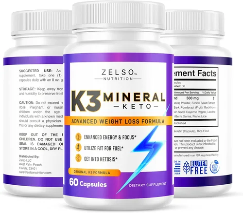Miniatura 7 de Zelso Nutrition - Paquete de 2 píldoras minerales K3 Spark, fórmula avanzada de píldoras K3Spark para hombres y mujeres, suministro de 60 días