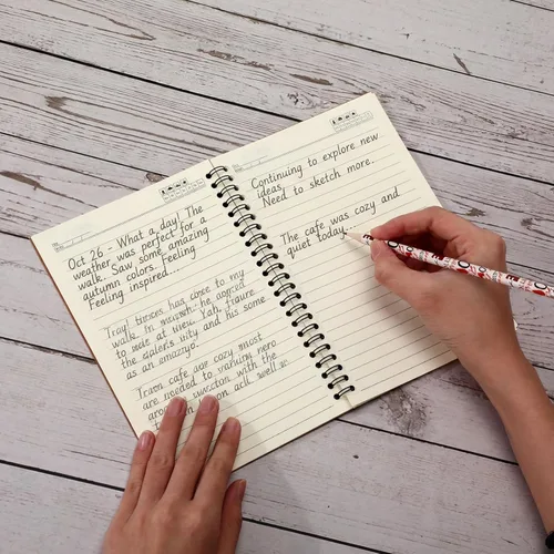 Miniatura 3 de Epakh Paquete de 6 cuadernos en espiral a granel, cuaderno de espiral de tapa dura de regreso a clases, 5.5 x 8.3 pulgadas, cuaderno de notas