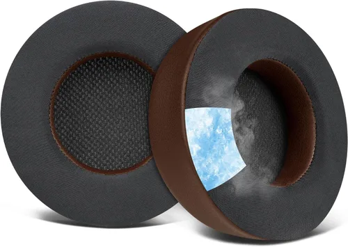 Miniatura 17 de SOULWIT Almohadillas de enfriamiento para auriculares Corsair Virtuoso, almohadillas con espuma de aislamiento de ruido de alta densidad, grosor