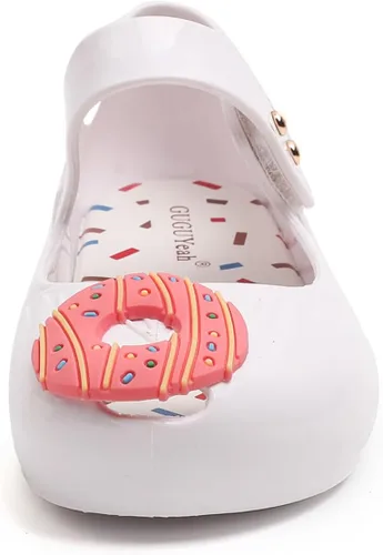 Miniatura 4 de Zapatos de gelatina de vestir para niñas, sandalias de gelatina para cosplay, zapatos planos de princesa Mary Jane