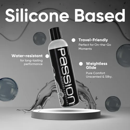 Miniatura 2 de Passion Lube Lubricante de Silicona Premium Paquete Doble, 16 Fl Oz – Fórmula Duradera, No Pegajosa, Hecho en EE.UU., Aplicación Suave