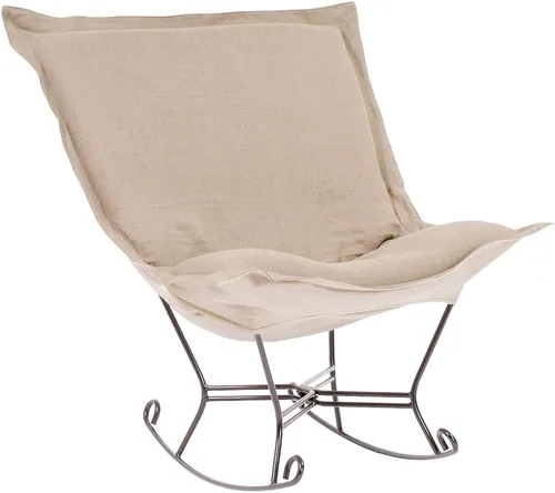 Miniatura 12 de Howard Elliott Collection Avanti Pecan - Silla de asiento oscilante con funda, silla multiusos de mariposa con marco de titanio, muebles de patio
