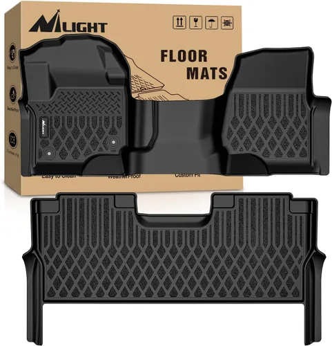 Miniatura 29 de Nilight Alfombrillas TPE para Ford F250 F350 F450 Super Duty Crew Cab 1999 2000 2001 2002 2003 2004 2005 2006 2007 ajuste personalizado para todo