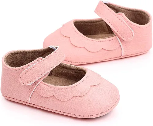 Miniatura 4 de Enteer Zapatos de cuero retro con botones Mary Jane para niña