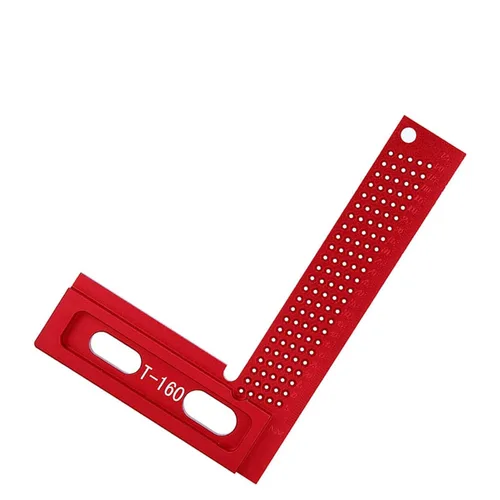 Miniatura 7 de Regla de marcado, regla de carpintería de aleación de aluminio, resistente al desgaste, herramienta de medición de ángulo recto resistente al óxido
