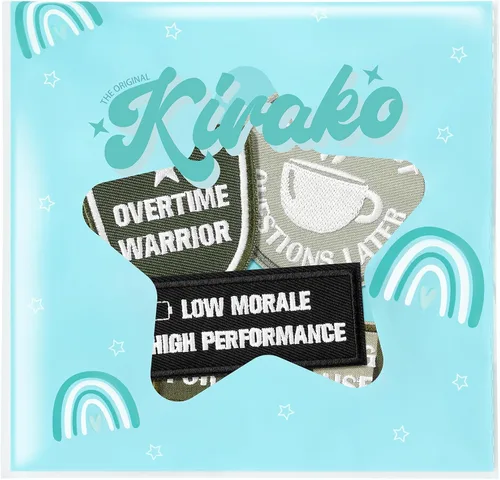 Miniatura 6 de 4 parches tácticos divertidos de moral con gancho y bucle, para la oficina, para coser en apliques bordados, emblema, estilo militar, manualidades