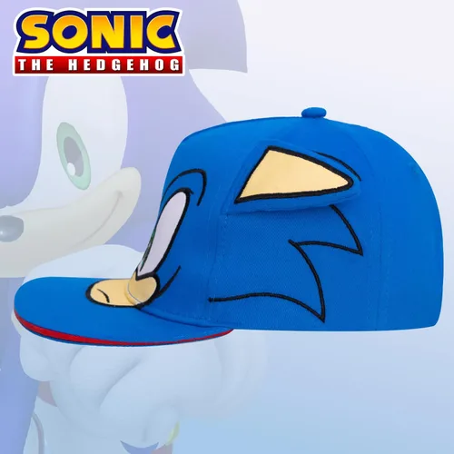 Miniatura 4 de Accessory Supply Sonic The Hedgehog - Gorro de béisbol para niños con velcro ajustable en la espalda, gorra transpirable de algodón