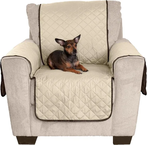 Miniatura 2 de Furhaven Protector de silla reversible y resistente al agua para perros, gatos y niños, funda acolchada Pinsonic de dos tonos para muebles de sala