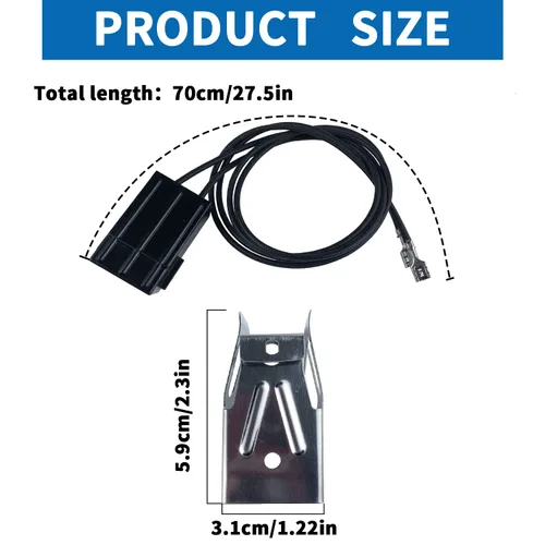 Miniatura 2 de WB2X8228 - Kit de receptáculo y cable de elemento, compatible con GE Hotpoint Electric Ranges de repuesto para estufas de estufa, bloque