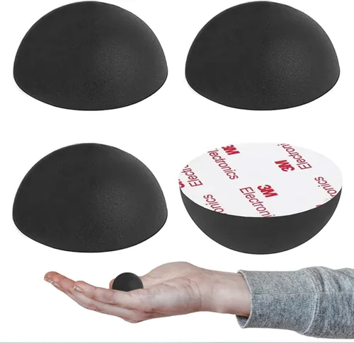 Protectores de silicona hemisferio de 1.25 pulgadas, pies de aislamiento, almohadillas de goma antideslizantes con almohadillas de aislamiento de