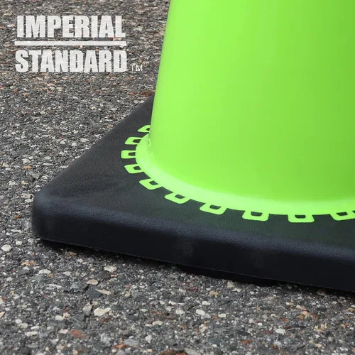 Miniatura 5 de Conos de tráfico - Conos de seguridad - Conos verdes de 36 pulgadas con 2 collares reflectantes - Conos de construcción - Conos de carretera - Conos