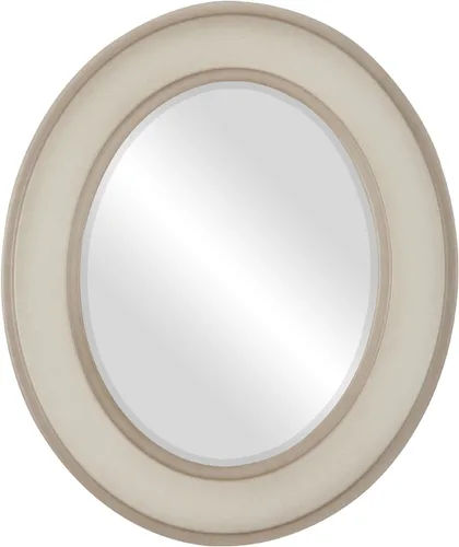 Miniatura 25 de ovalandroundmirrors. com Oval Espejo biselado en un estilo Montreal champaña Oro marco
