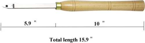 Miniatura 5 de Juego de 4 herramientas de torno de madera con punta de carburo más áspera y hueca con inserciones de carburo correspondientes con puntas, 16