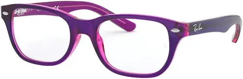 Ray-Ban Junior RY1555 - Lentes graduados cuadrados para niños y niñas + paquete con kit de diseño iWear