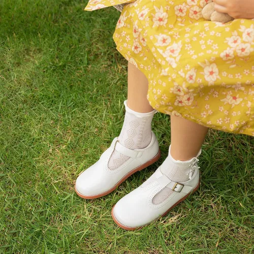 Miniatura 3 de Felix & Flora - Zapatos de vestir para niña pequeña, tipo Mary Jane, zapatos planos tipo ballet, para una Pascua florida, para fiesta, para niñas