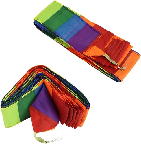 Miniatura 6 de Super Nylon Stunt Tail Rainbow Accesorio Niños Juguete