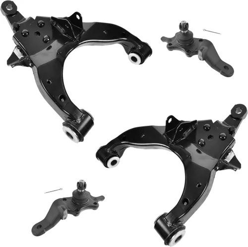 Miniatura 57 de TRQ Brazo de control delantero superior e inferior con rótula juego de 4 piezas compatible con Land Rover Range Rover 2003-2012
