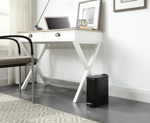 Miniatura 3 de SunnyPoint Cubo de basura pequeño de 5 litros (1.32 galones) con cubos interiores de plástico; baño rectangular, oficina, cocina y dormitorio, paso