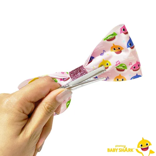 Miniatura 3 de Baby Shark Kids - Juego de accesorios para el cabello, paquete de 7 piezas de 4 pulgadas, lazos para el pelo para niñas, diferentes personajes
