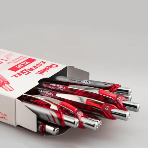 Miniatura 2 de Pentel EnerGel RTX Rojo