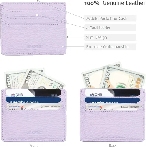 Miniatura 3 de Grande -3633 Estuches para tarjetas, Lila, Minimalista