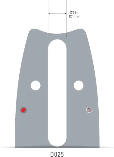 Miniatura 7 de Oregon Barra guía VersaCut de 153VXLGD025 calibre .063 pulgadas, paso de .325 pulgadas, 15 pulgadas